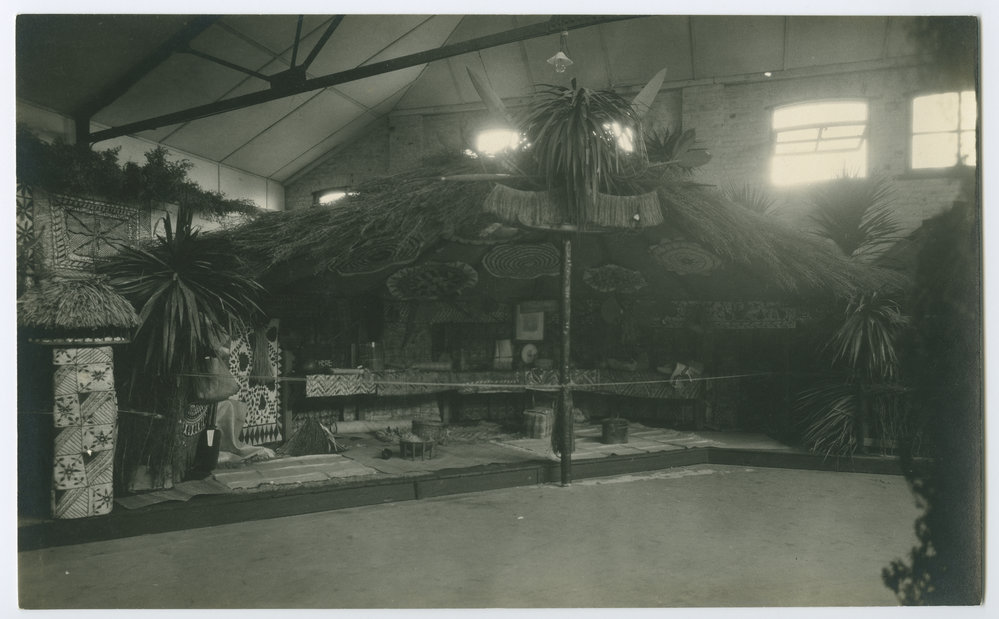 'Islands of the South Seas' display at the Children's Missionary Exhibition