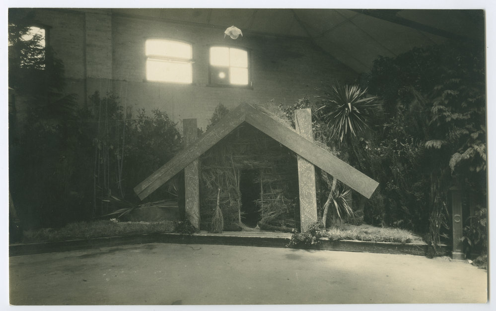 'Maori court' at the Children's Missionary Exhibition