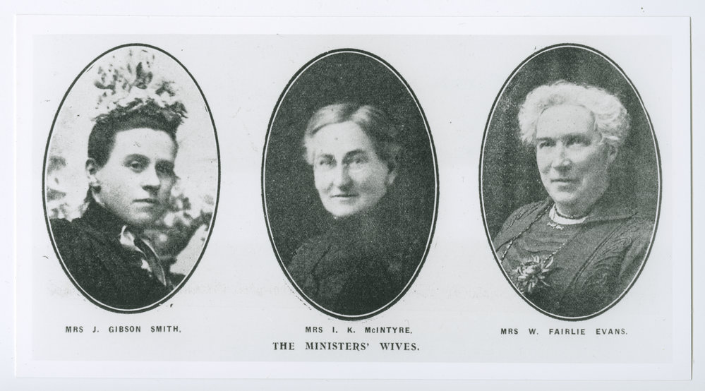 Portraits of Mrs A. Gibson-Smith, Mrs Ethel L. McIntyre, and Mrs Christina H. Evans