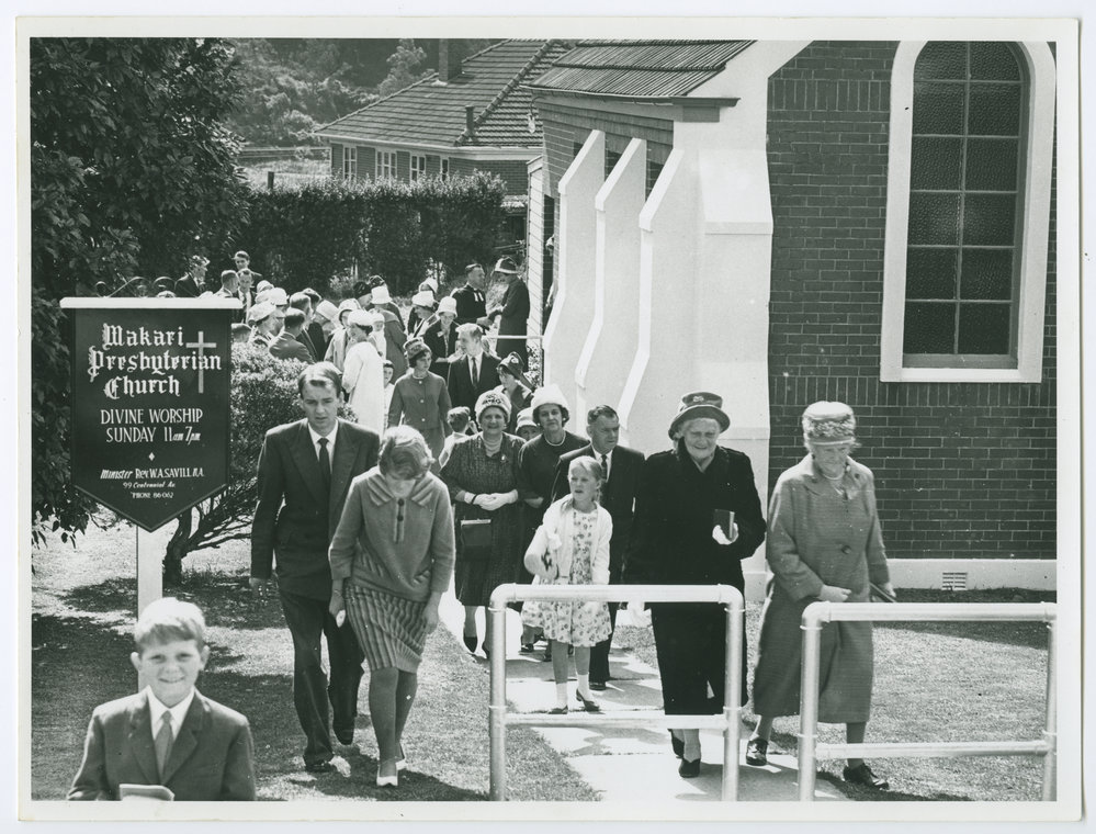 After worship, Wakari Church