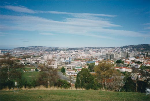 View of Dunedin city