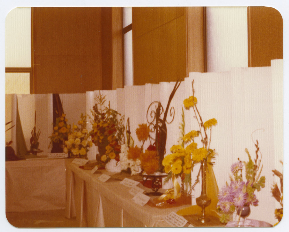 Floral art display