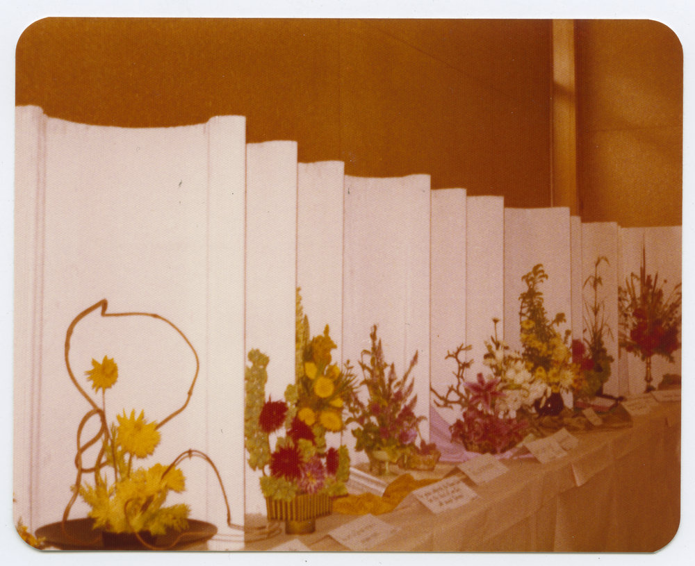 Floral art display