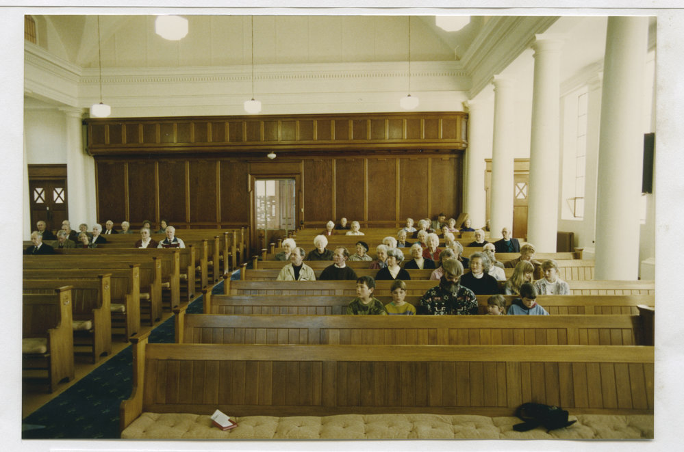 Congregation in Columba Church
