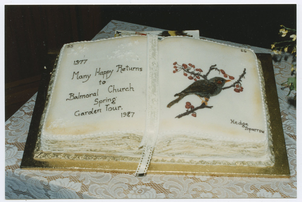 Garden Tour commemorative cake