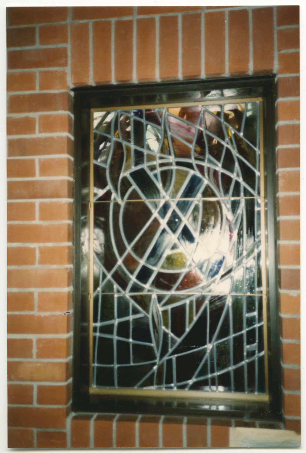 Saltyre Cross stained glass window
