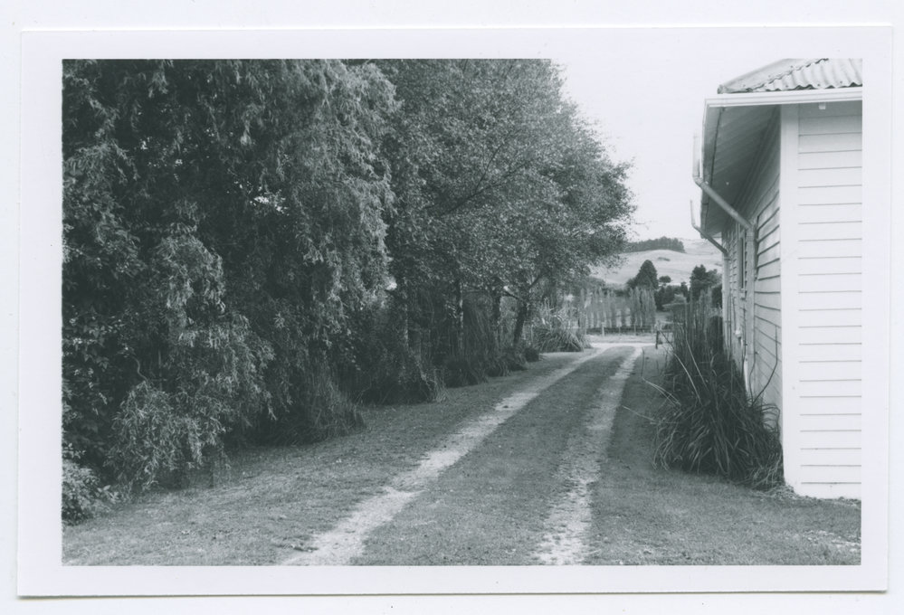 Driveway at Owaka manse
