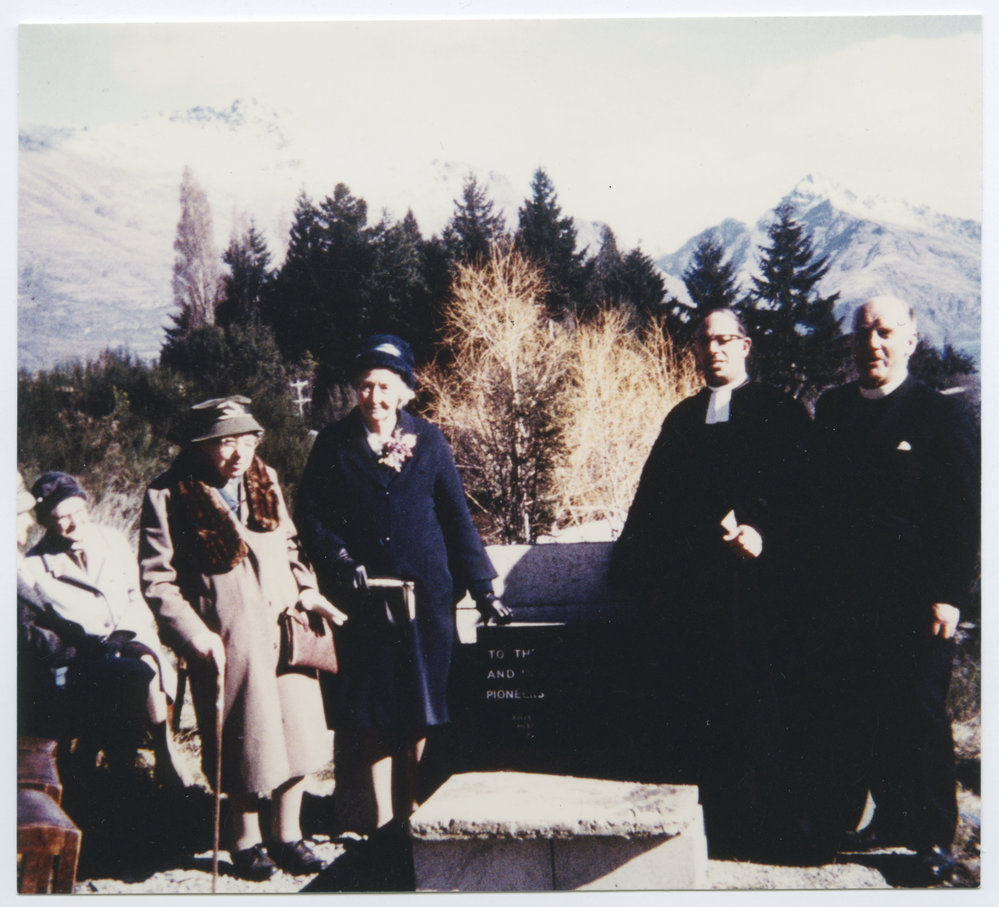 Laying the foundation stone of St. Andrew's Church