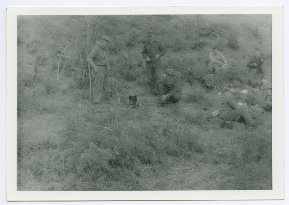 Group of Bible Class members on a hunting trip
