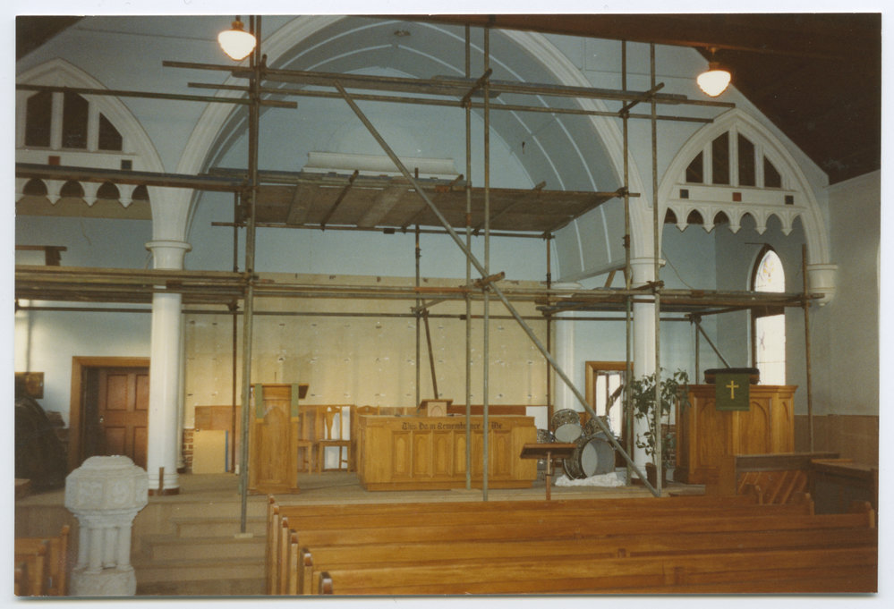 Sanctuary alterations in progress