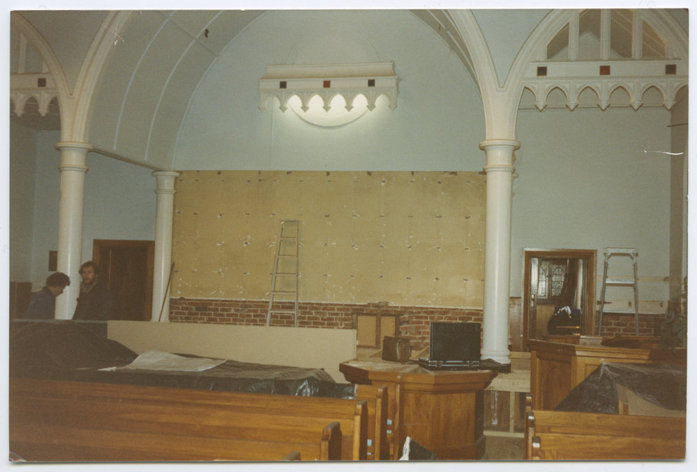 Sanctuary alterations in progress