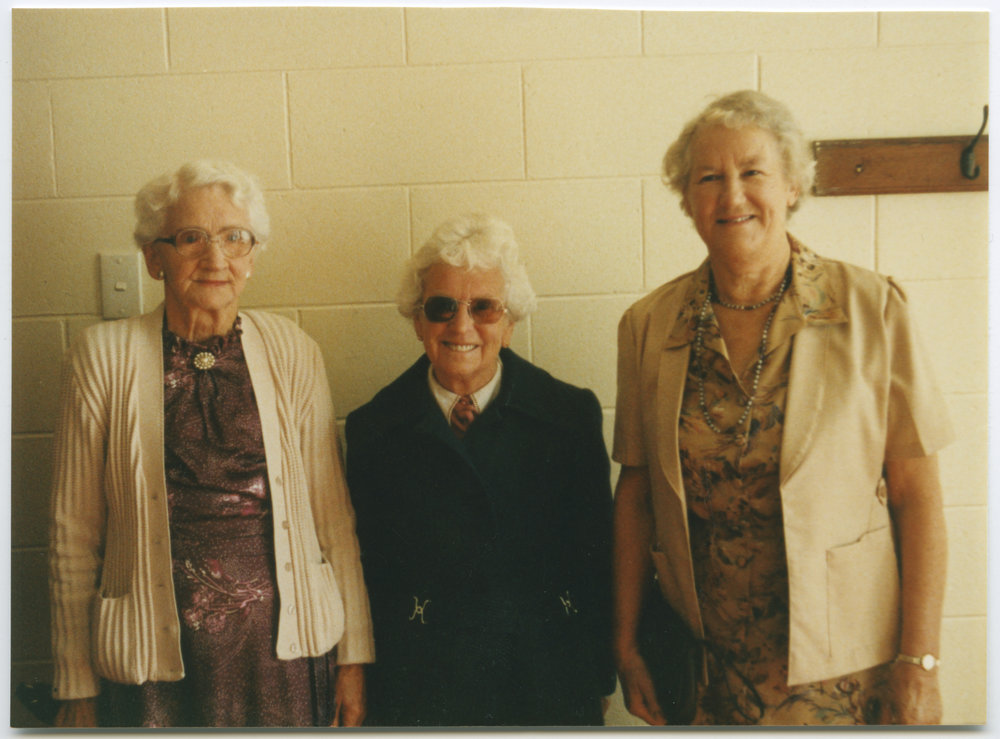 Mrs West, Mrs Shiels, and Mrs Mason | Presbyterian Research Centre