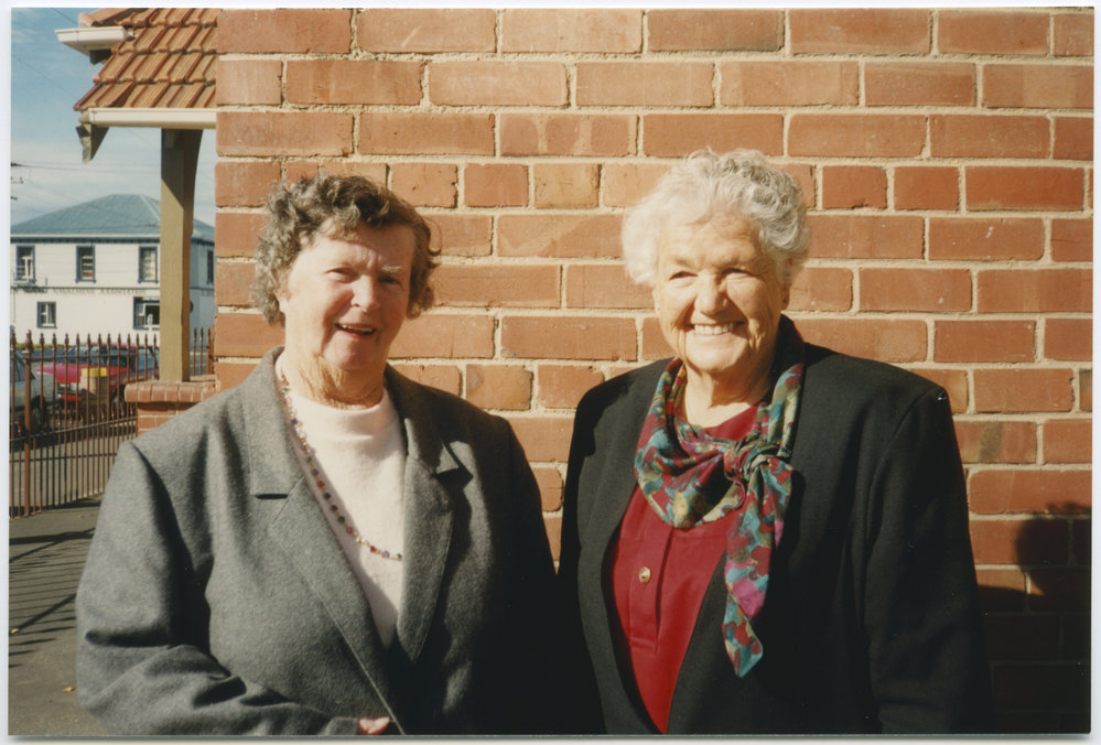 Mrs Jessie Callister and Mrs Nona Ritchie