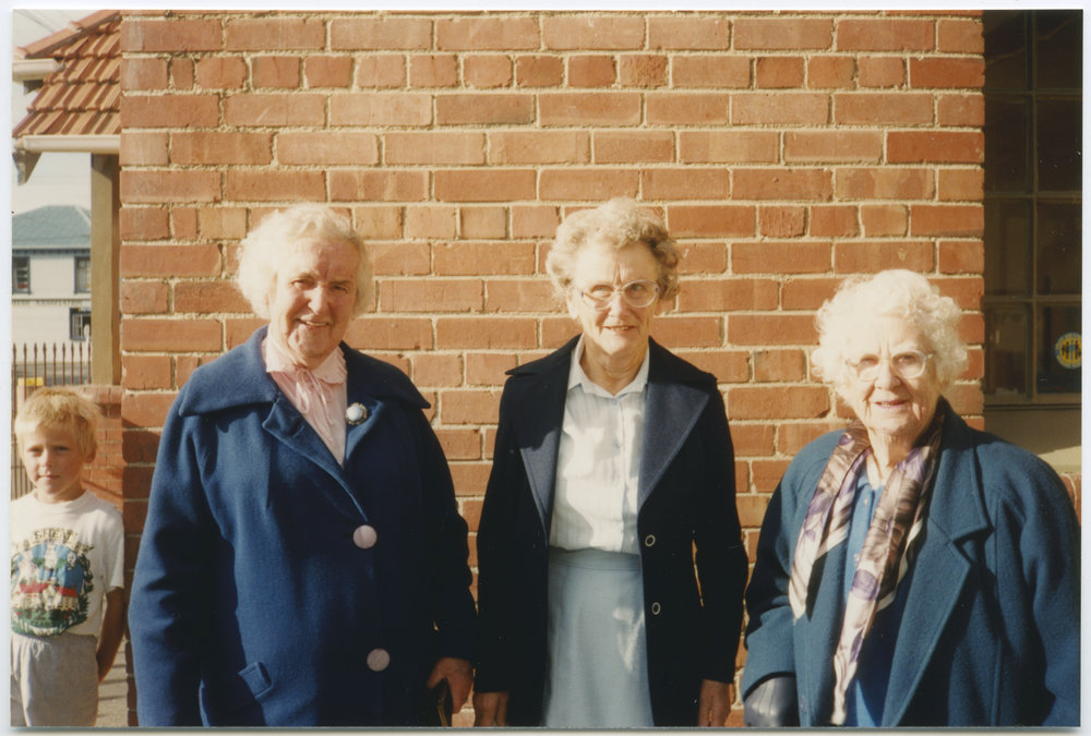 Mrs Lenz, Mrs Jean Fleming and Mrs Dawson