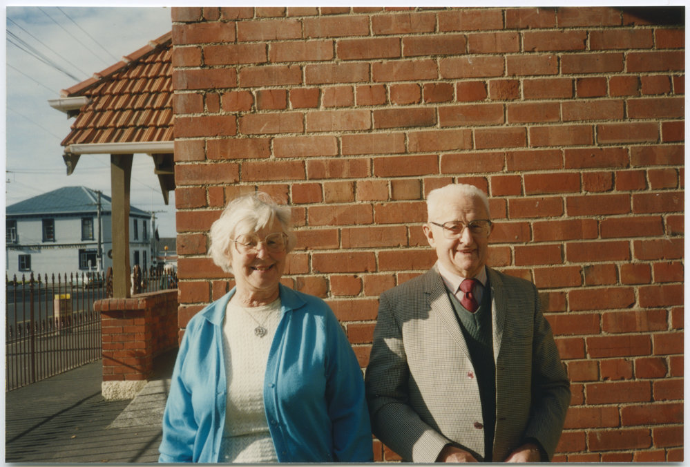 Mrs Enid Wilson and Mr Maurie Wilson