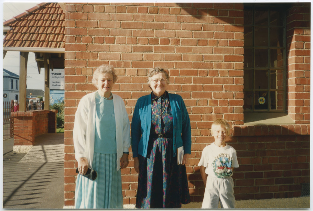 Mrs Eidris Airey and Miss Audrey Bond