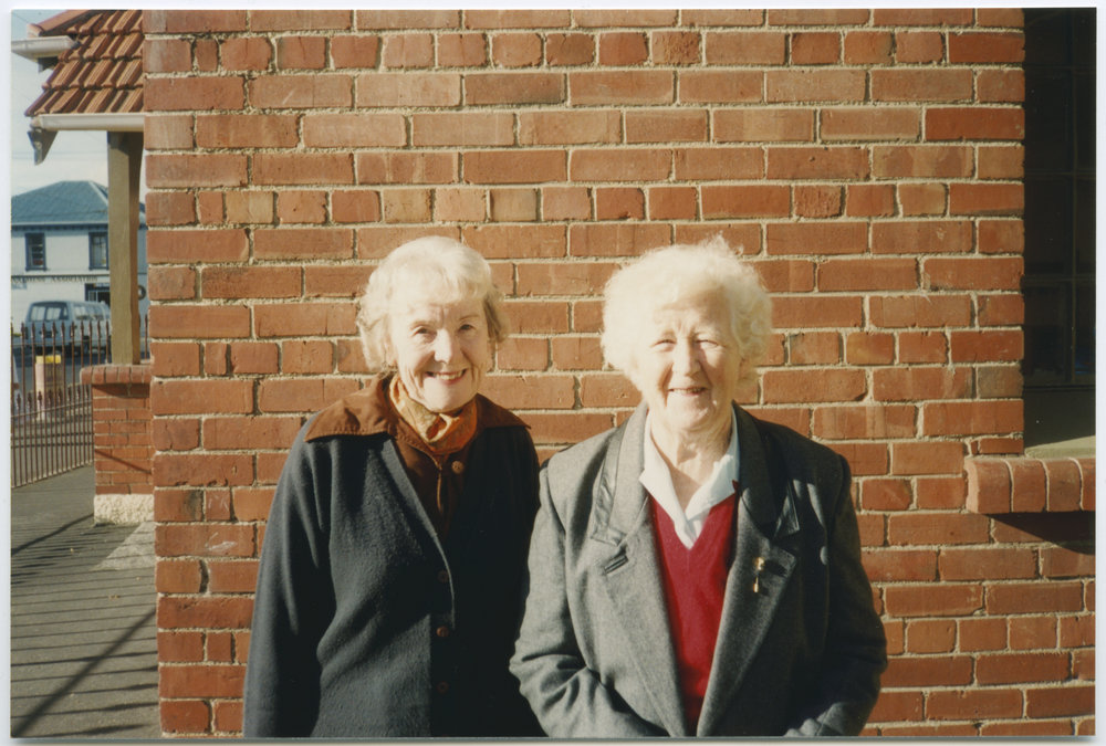 Mrs Isa Thomson and Mrs Jean Collie