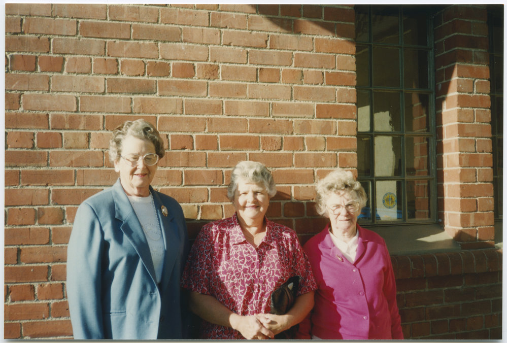 Mrs Mavis Pearson, Mrs Heather Steel and Mrs Thelma Low