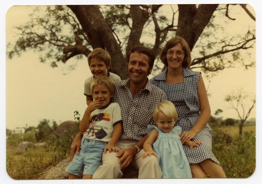 Mr C. Cowie and family