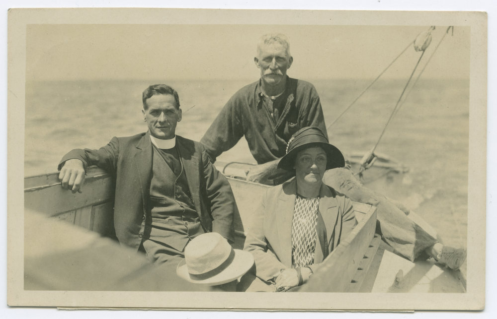 Mr and Mrs G. M. Yule visit part of their parish