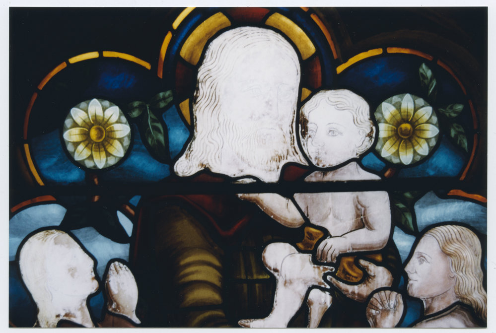 Faces of Christ and children