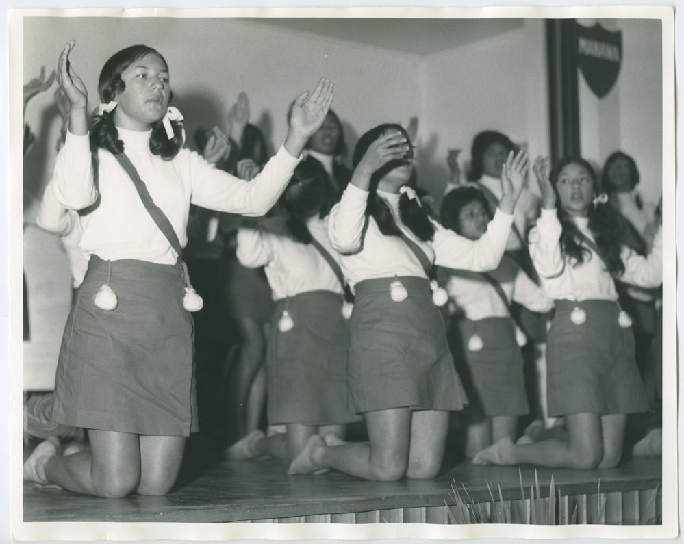 Action group, Turakina Maori Girls' College