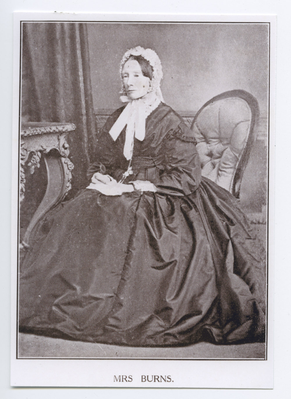 Portrait of Mrs. Clementina Burns
