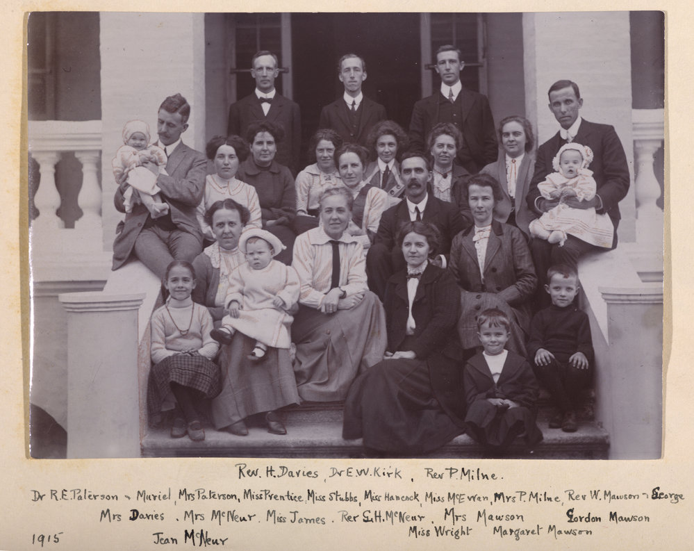 Group Photo Of Missionaries &amp; Children.