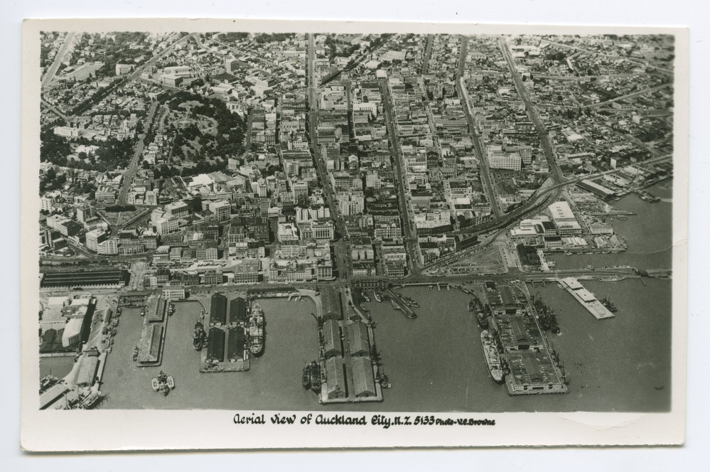 Aerial view of Auckland