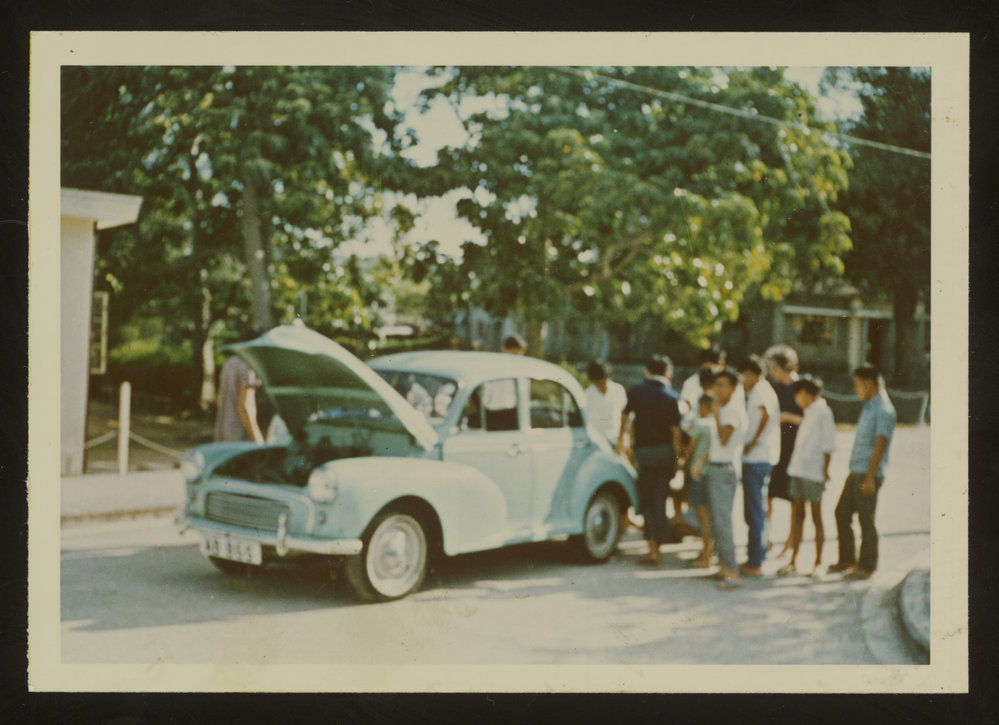 Miss Cook's Morris Minor car.