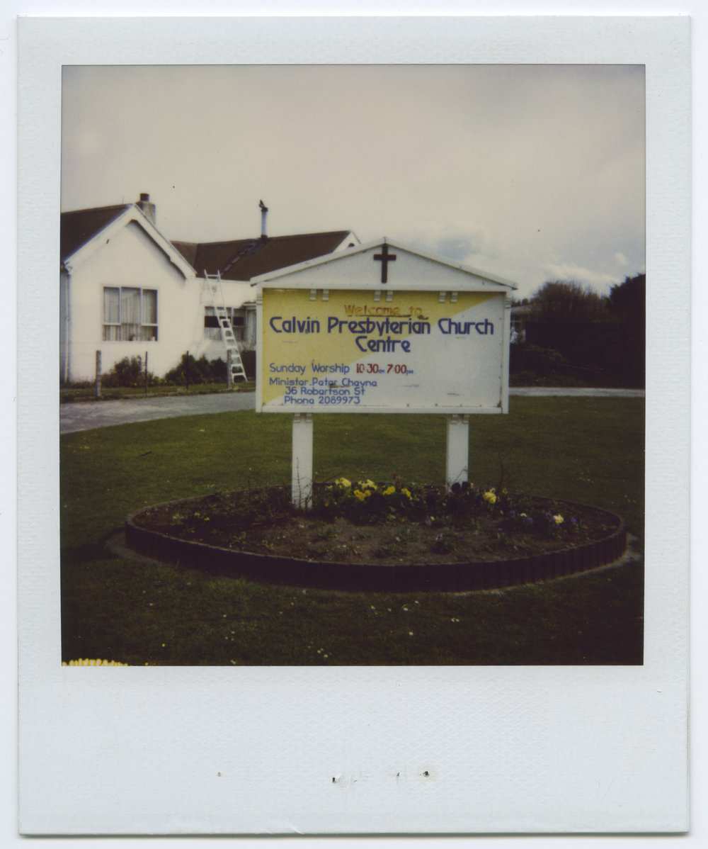 Calvin Church Centre Sign