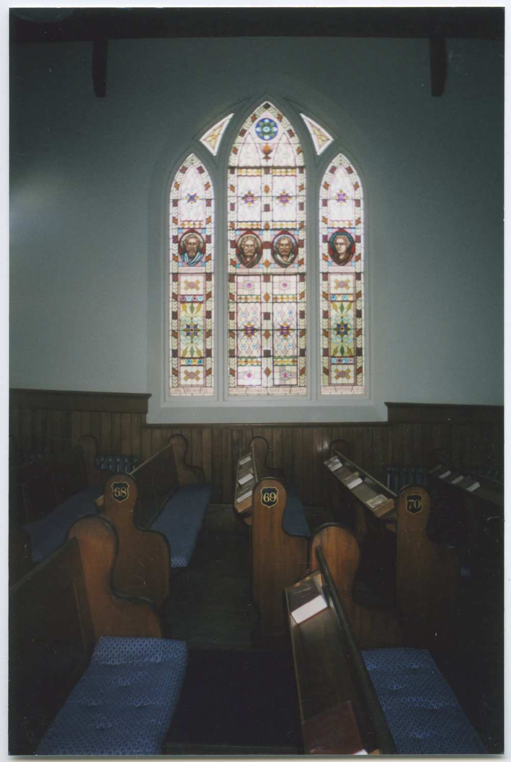 Andersons Bay Church stained glass windows