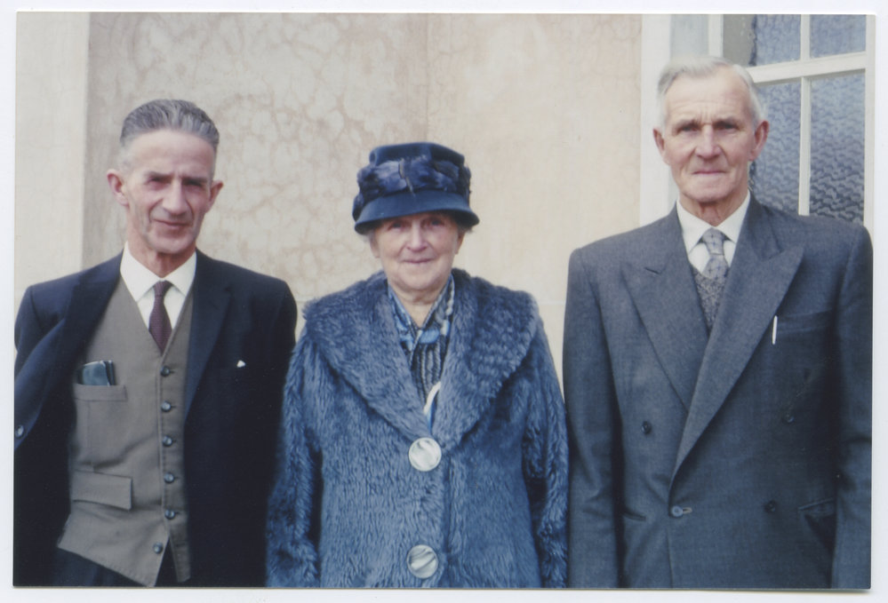 Stan Prosser and two St. Andrew's Church members
