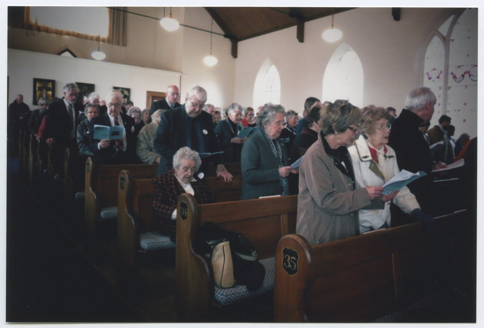 Congregation at 150th Anniversary Service