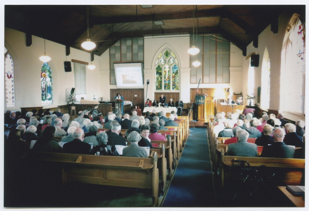 Congregation at 150th Anniversary Service