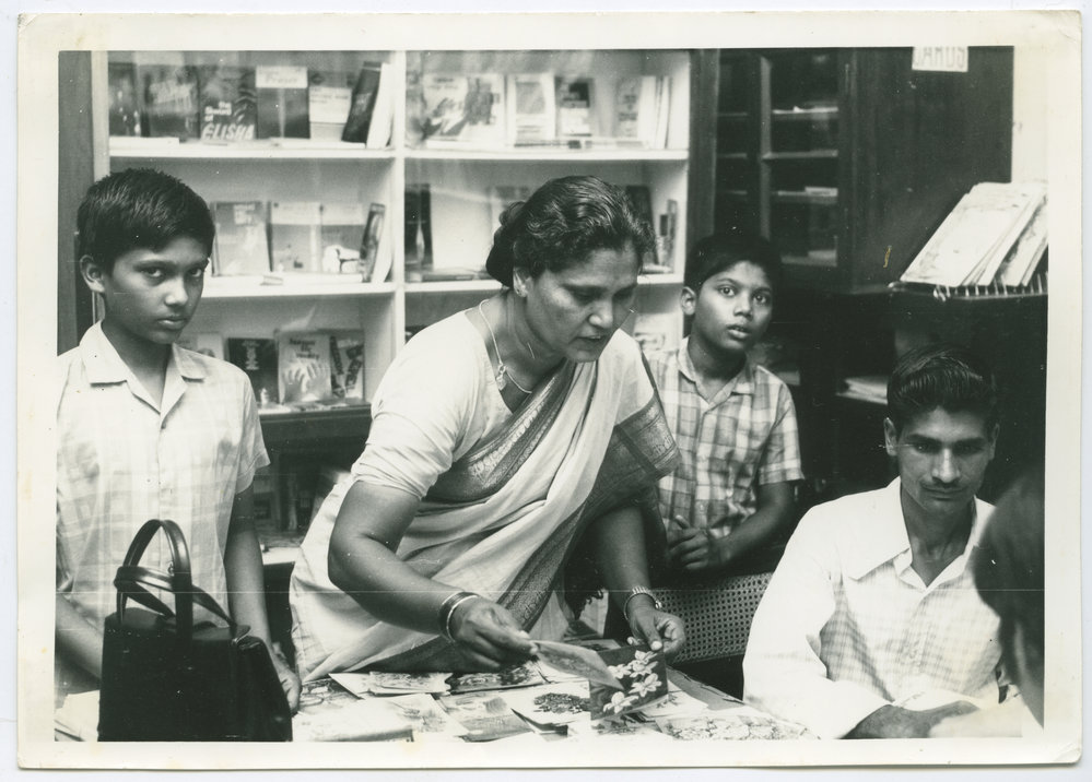 Customers in the Fellowship Book Room
