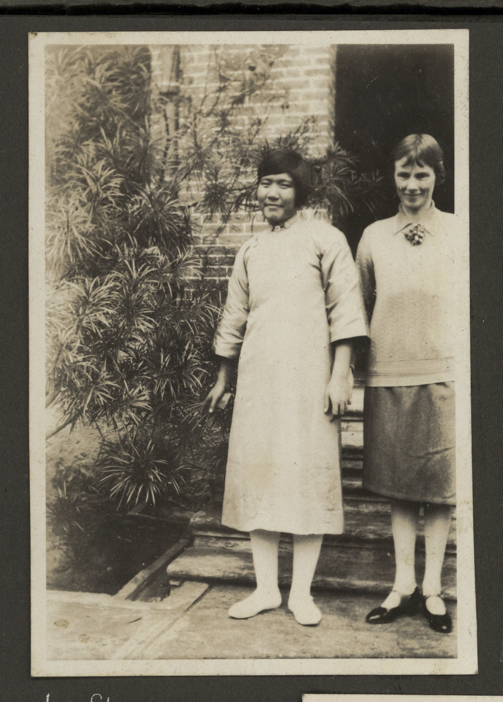 Miss Reid And One Of Her Nurses