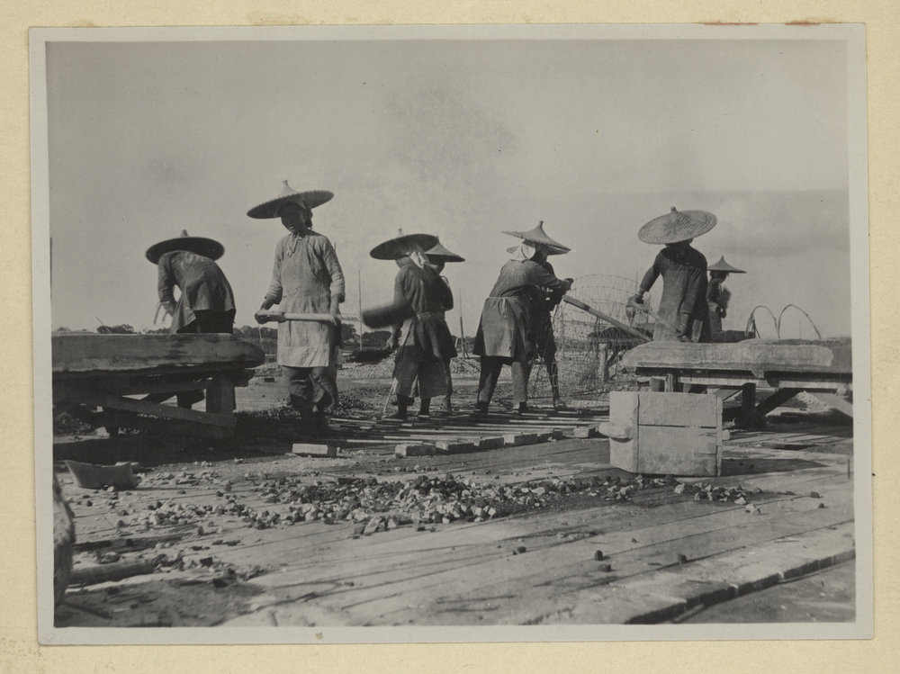 Mixing And Laying Concrete At Kong Chuen