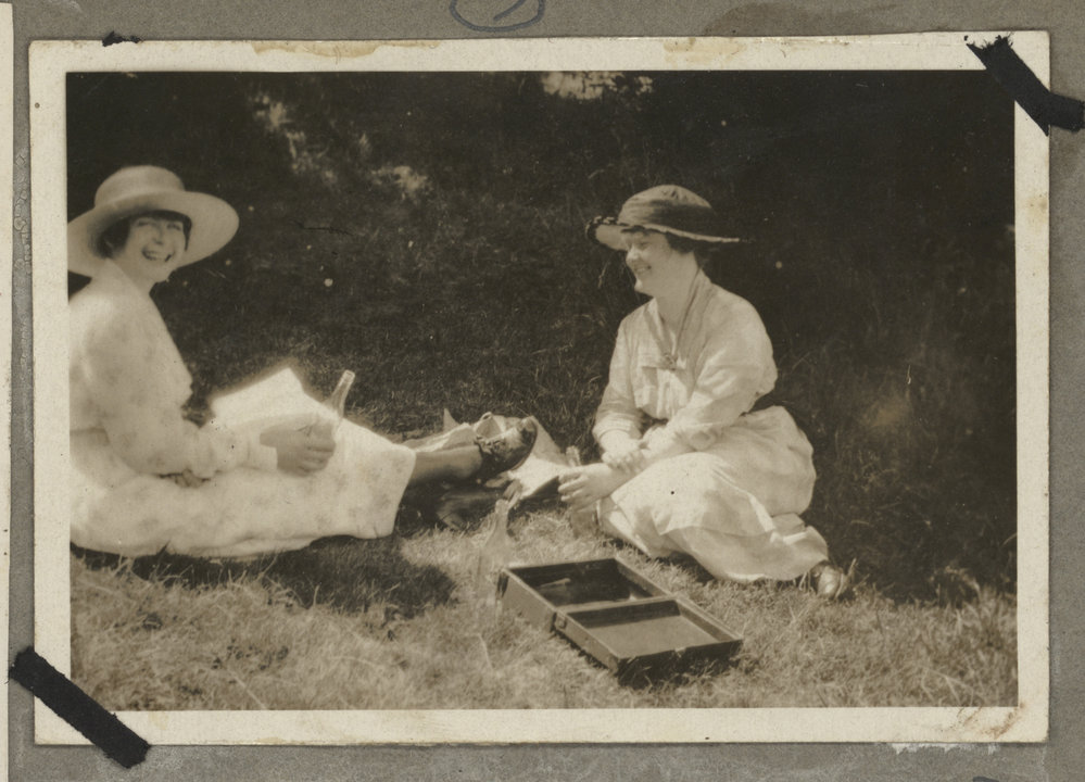 Miss Goodson And Unknown Woman