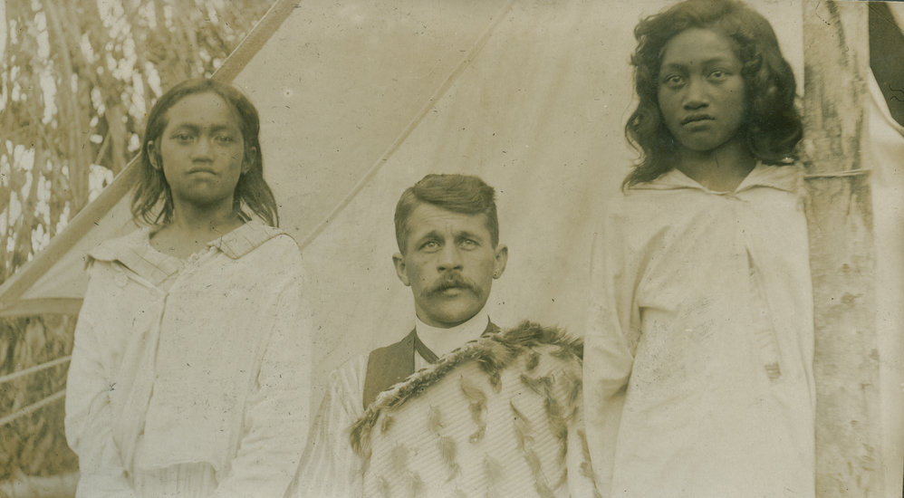Pohatu, Rev J G Laughton &amp; Tuhiwai.
