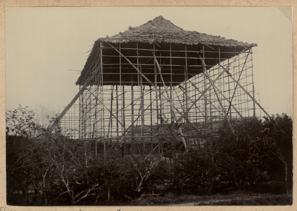C.V.M. Manse In Course Of Construction.