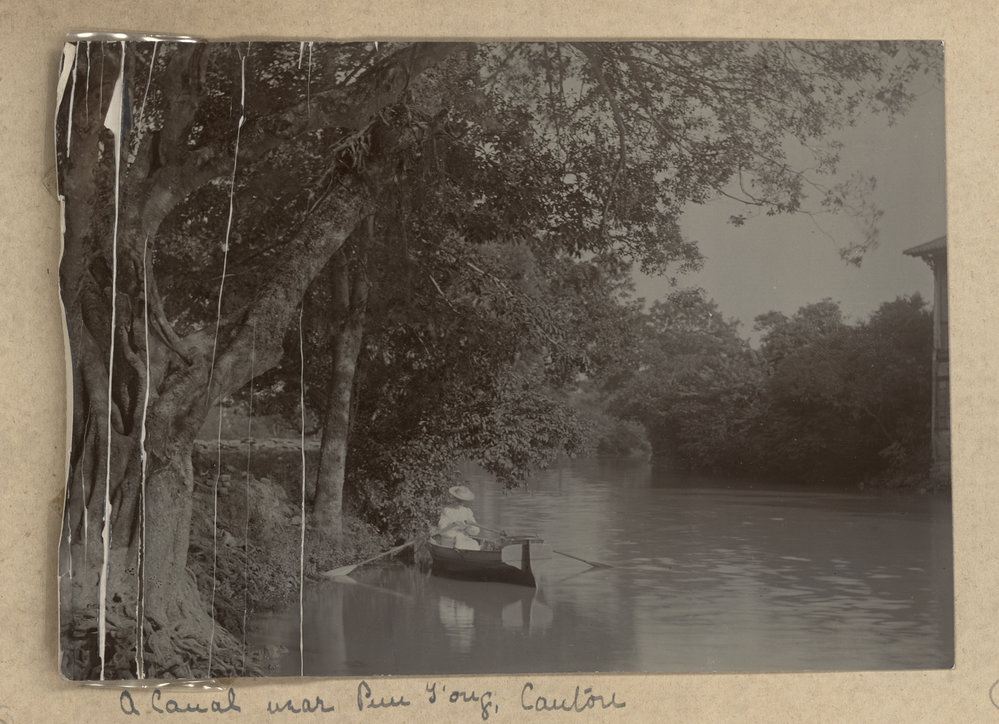 A Canal Near Puu T'ong,Canton.