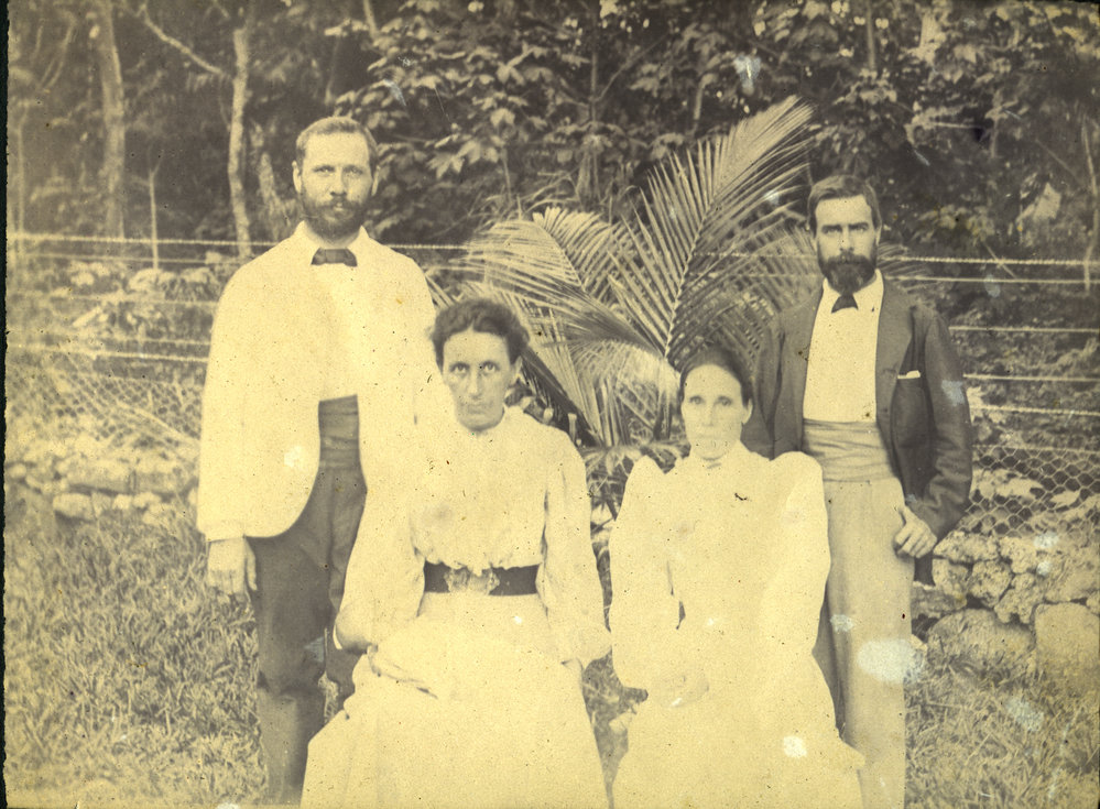 Rev &amp; Mrs Smaill And Unknown Couple