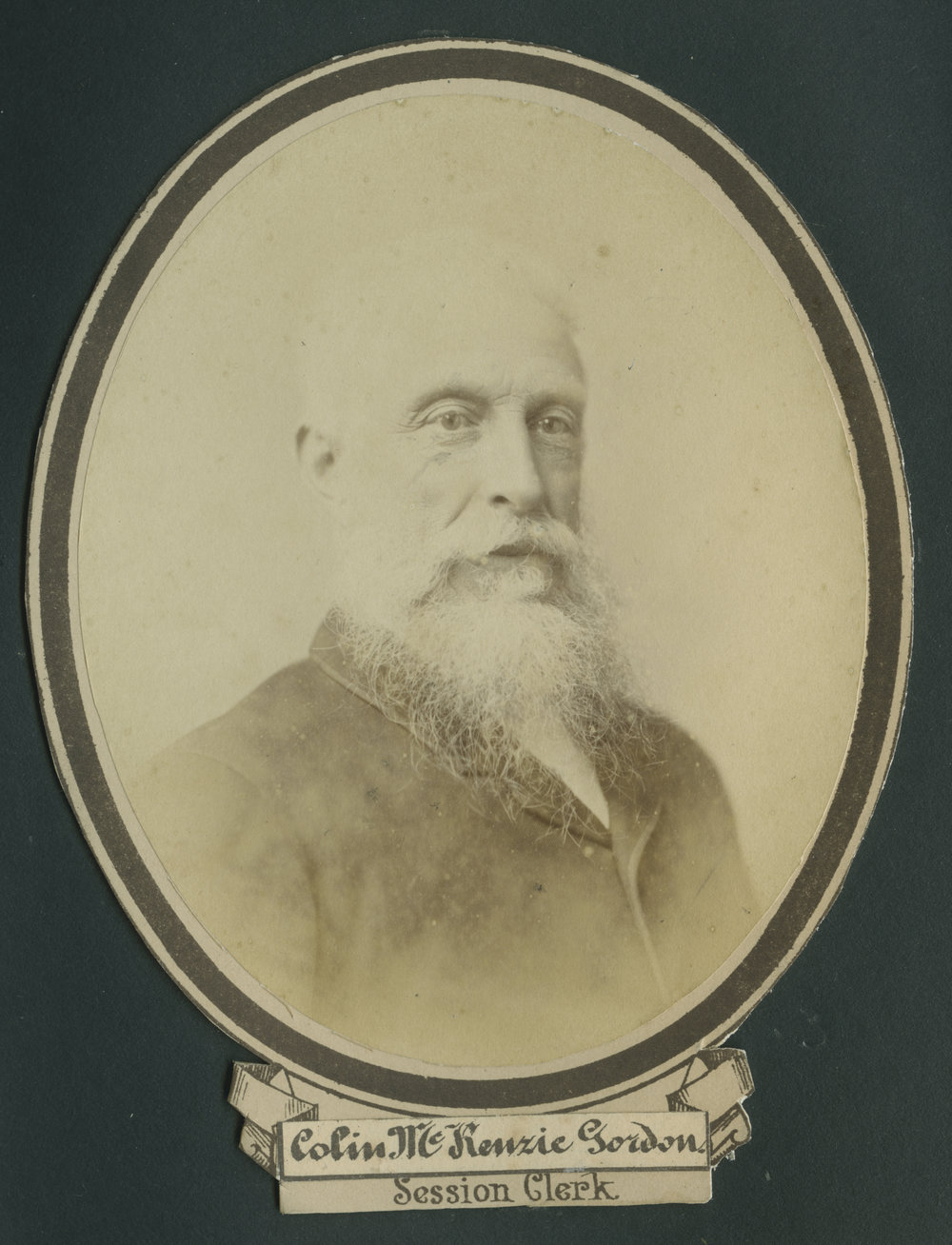 Portrait of Colin McKenzie Gordon