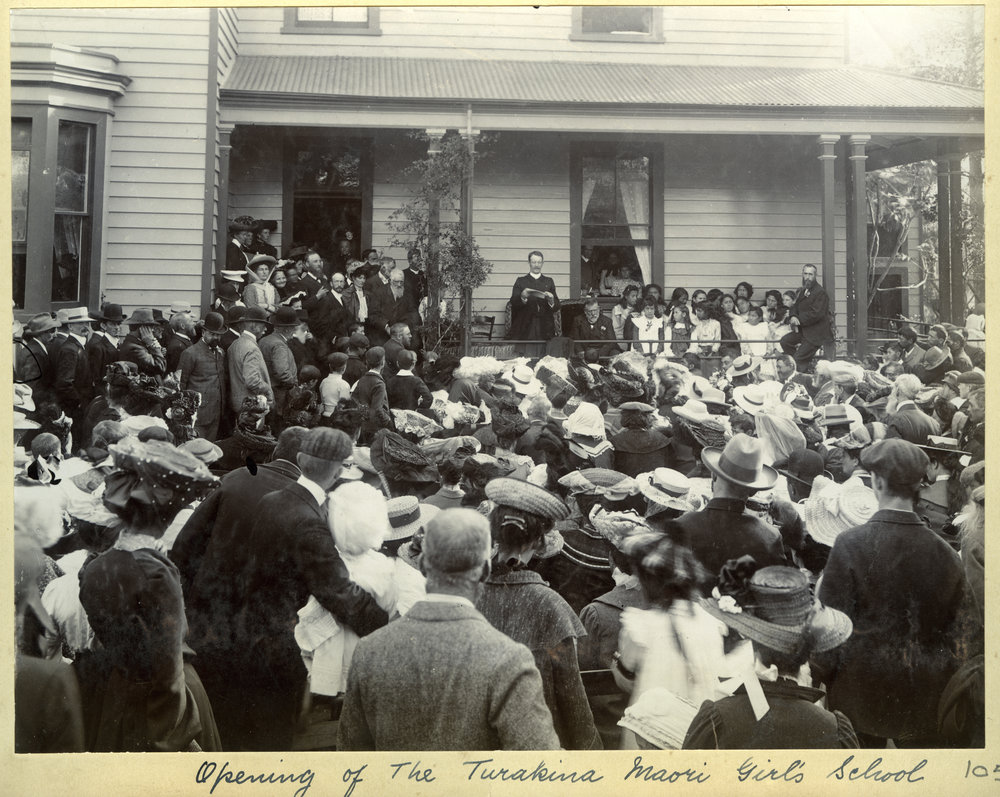 Opening of the Turakina Maori Girl's School.