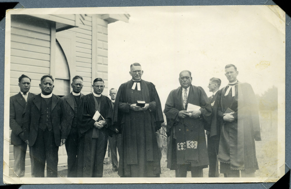 Opening of church in Taupo area (Wairakei).