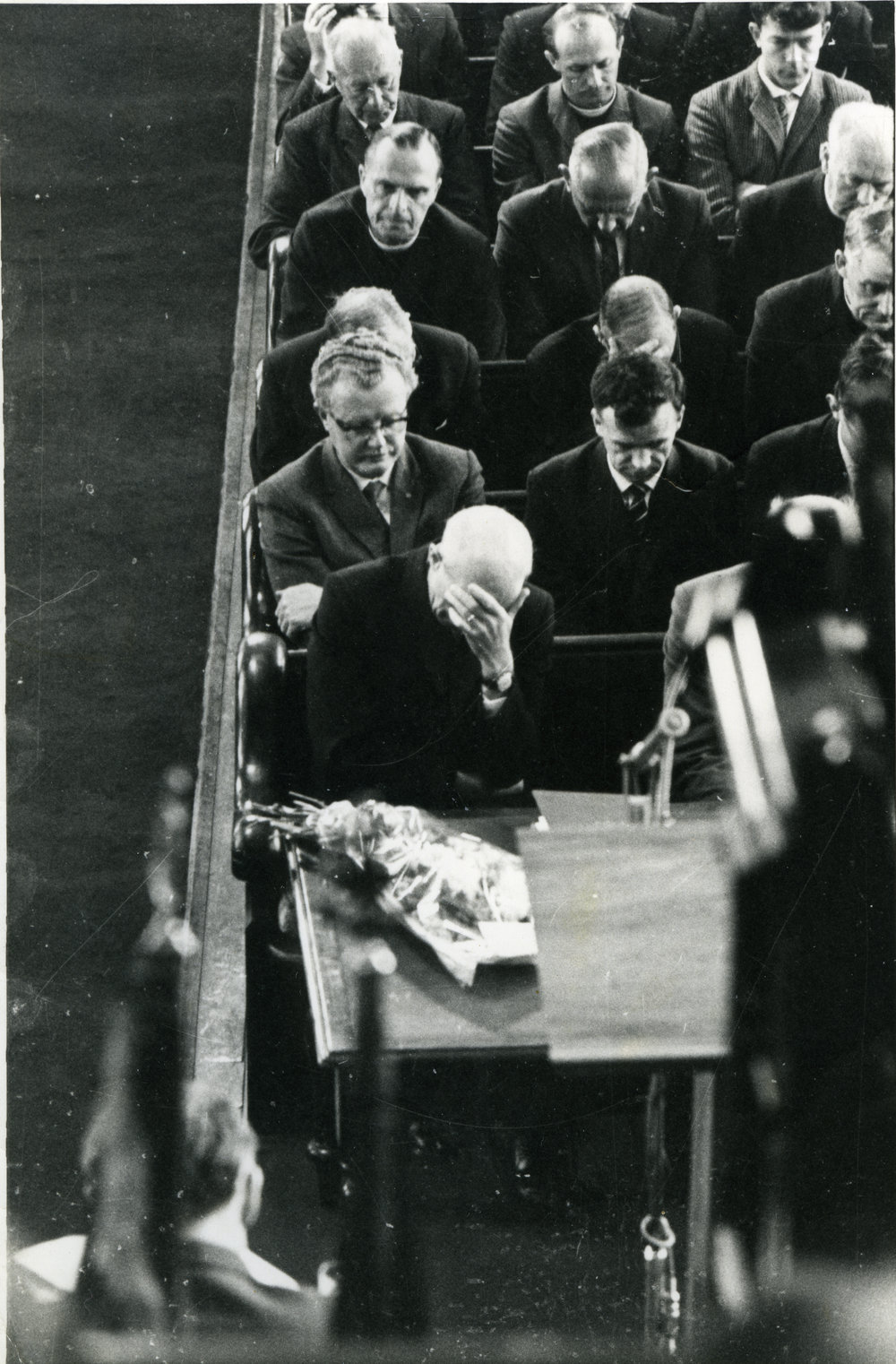 Rev. L. G. Geering at Heresy Trial