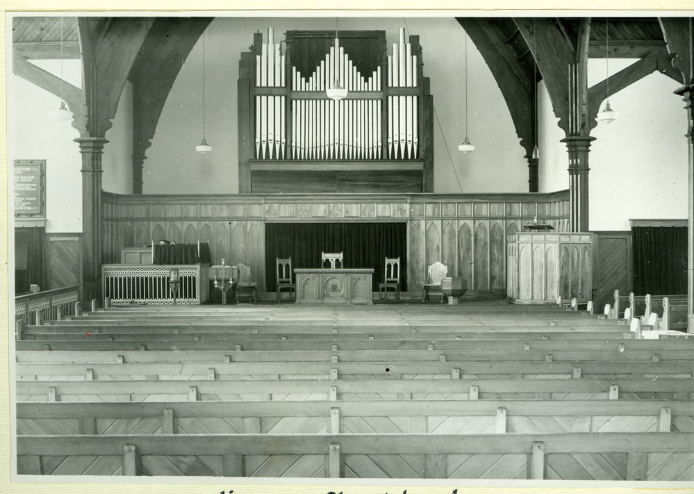 Interior of Knox Church, Christchurch