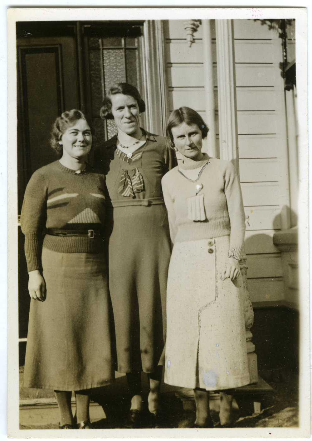 Miss Daphne Maunder, Miss Mary Ada Melrose and Miss Inez Willetts 