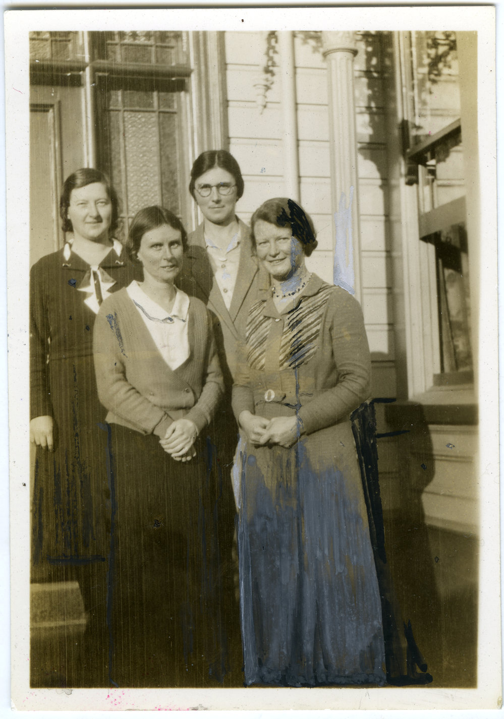 Four second year Deaconess College students, 1935